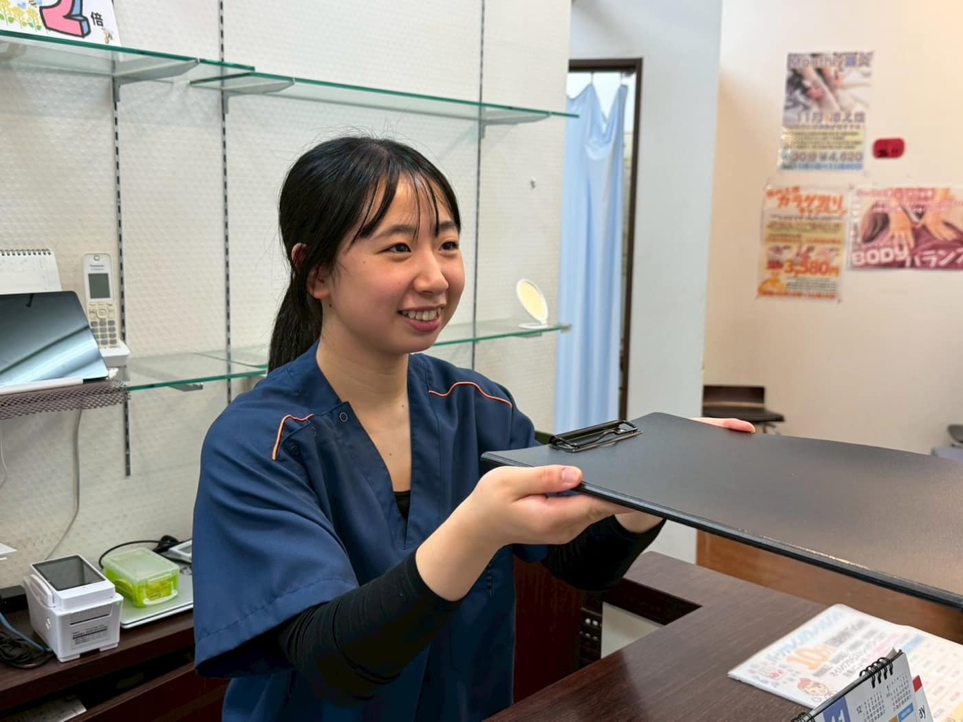 受付でのご案内