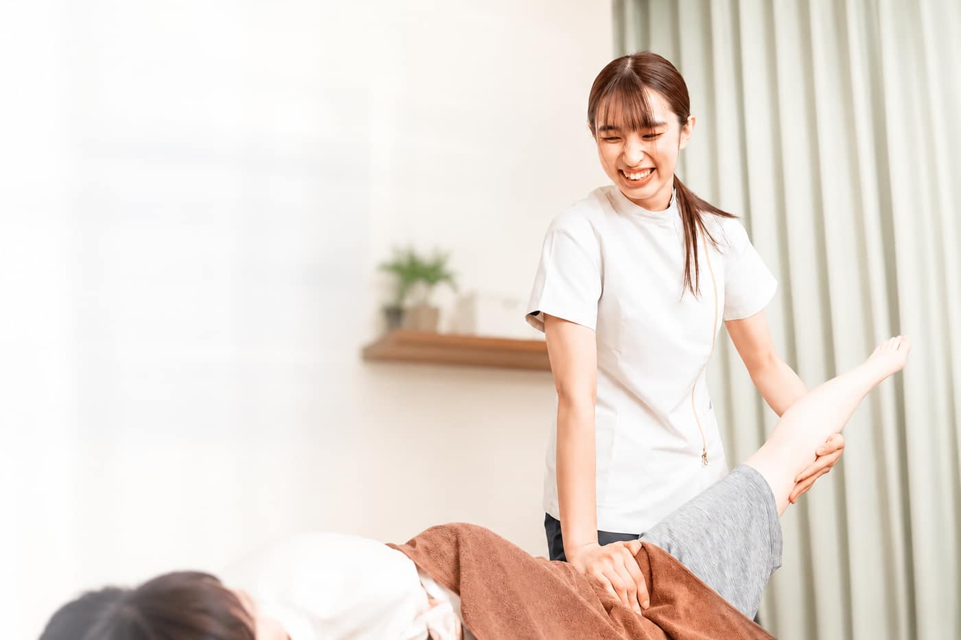 施術の様子